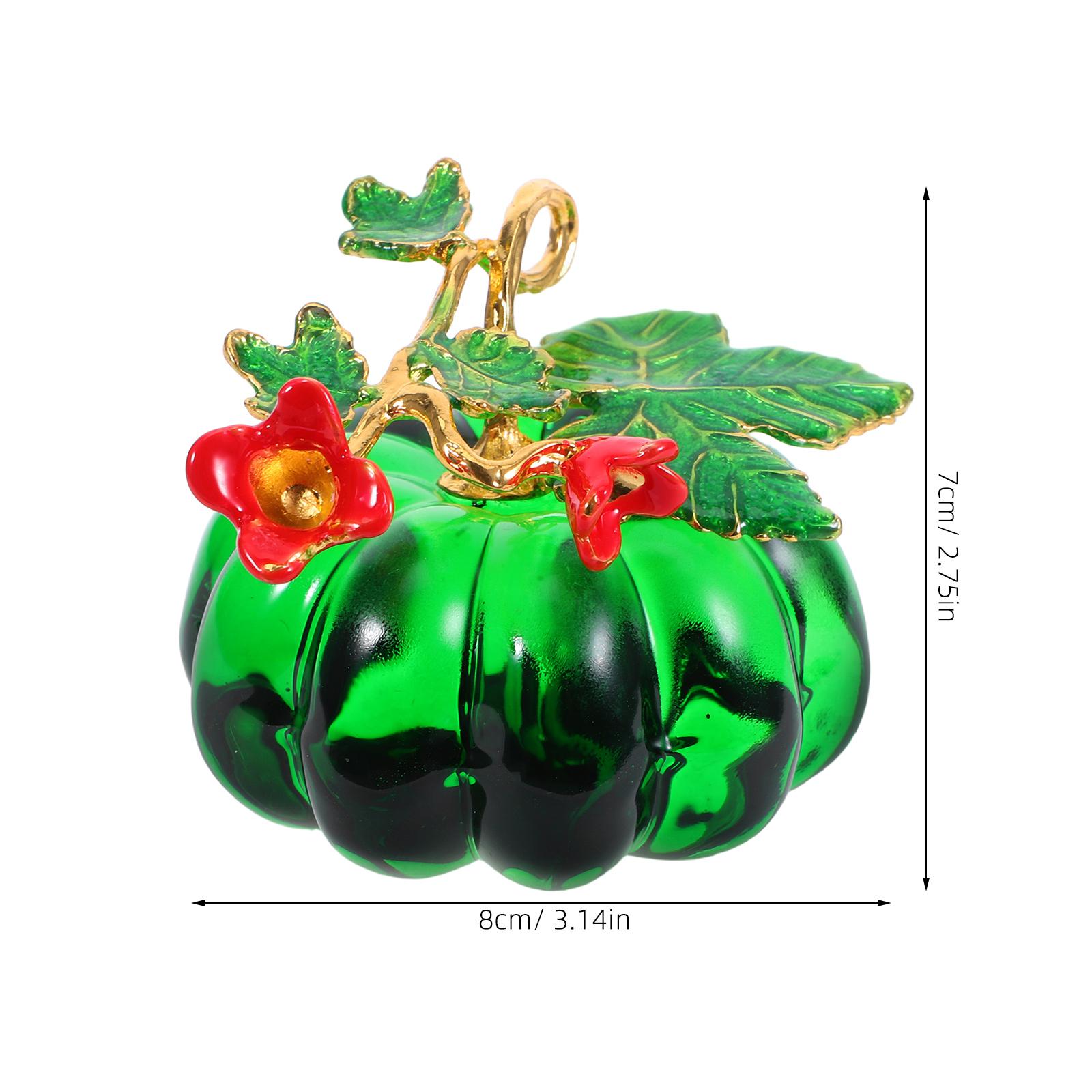 Crystal Mini Pumpkin Glass Decorative Fall Harvest Ornament Thanksgiving Table Indoor Pumpkin Decor for Home Pumpkins Decor зелений
Crystal Mini Pumpkin Glass Decorative Fall Harvest Ornament Thanksgiving Table Indoor Pumpkin Decor for Home Pumpkins Decor зелений