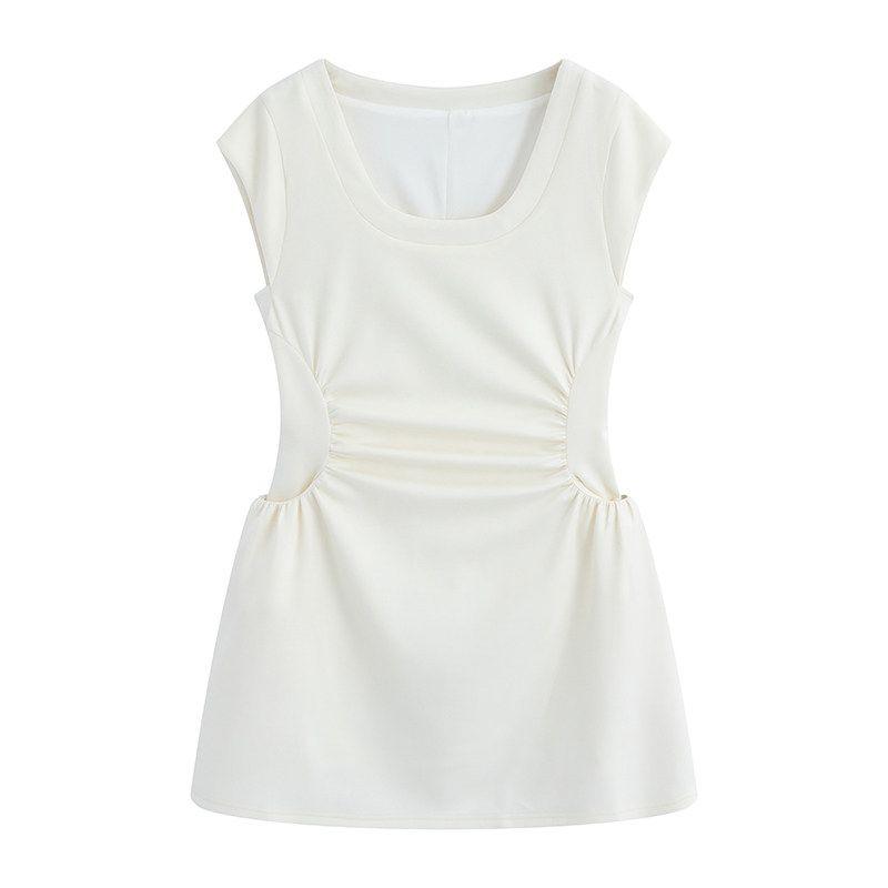 Julu Studio She Stands in the Afternoon Plus-Size Daily U-Neck Slimming Dress with Square Shoulders for Slightly Chubby Women Beige Skirt Version M
Julu Studio She Stands in the Afternoon Plus-Size Daily U-Neck Slimming Dress with Square Shoulders for Slightly Chubby Women Beige Skirt Version M