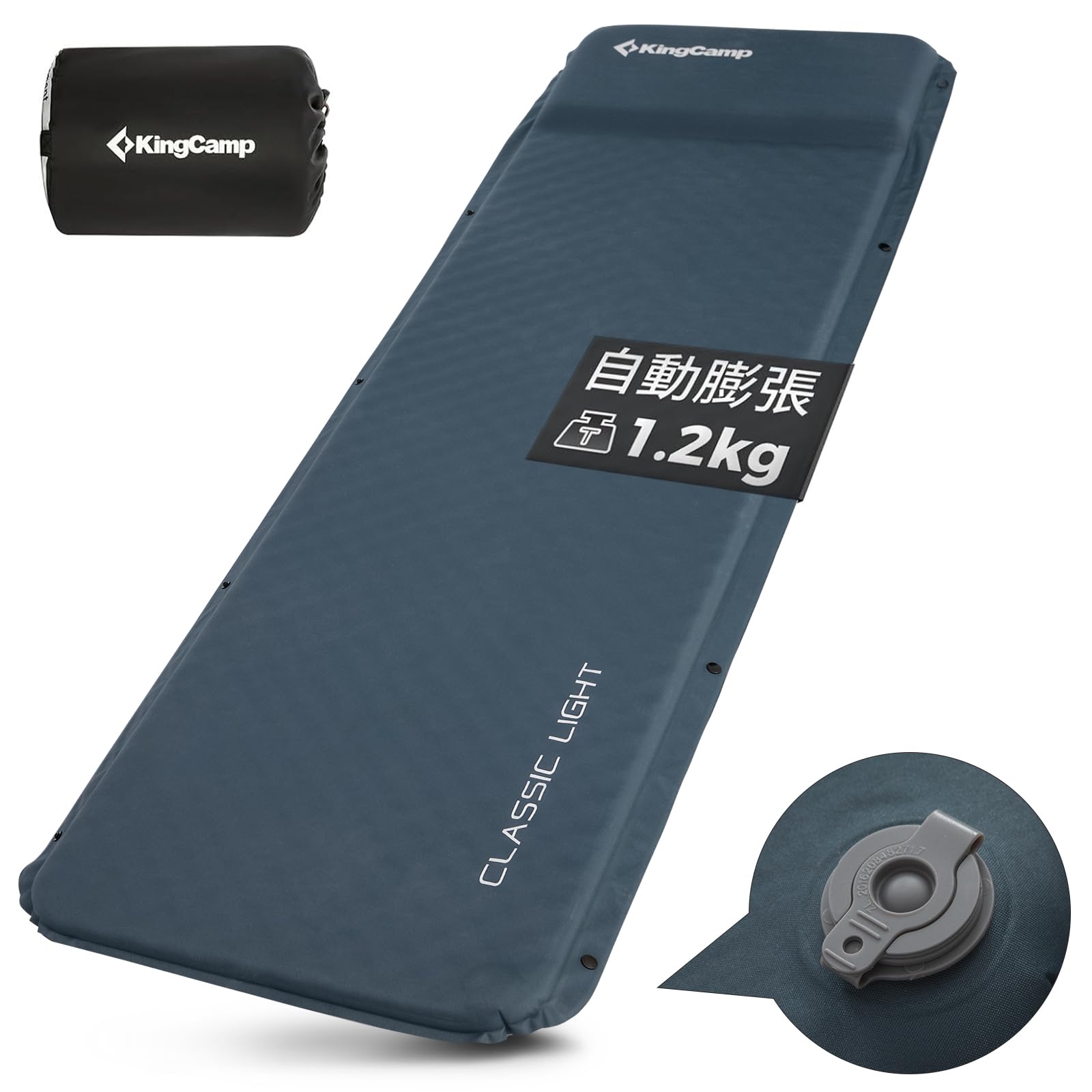 KingCamp Air Автоматический надуватель со встроенным легким Идеально подходит для автомобиля и чрезвычайных ситуаций Включает сумку для хранения Матрас, Подушка, (1,2 кг), Портативный, синий
KingCamp Air Автоматический надуватель со встроенным легким Идеально подходит для автомобиля и чрезвычайных ситуаций Включает сумку для хранения Матрас, Подушка, (1,2 кг), Портативный, синий