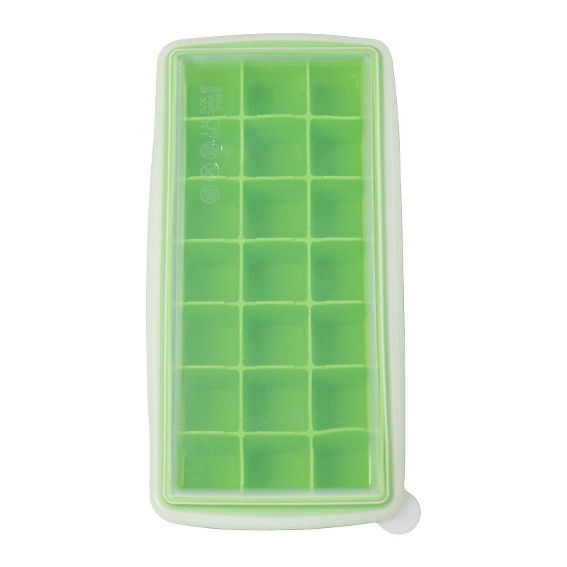 Silicone with cover 21 grids Silicone ice grid Fresh-keeping grid box Ice making god box Bartending drink Ice cube mold Quick-freezing темно-зелений колір
Silicone with cover 21 grids Silicone ice grid Fresh-keeping grid box Ice making god box Bartending drink Ice cube mold Quick-freezing темно-зелений колір