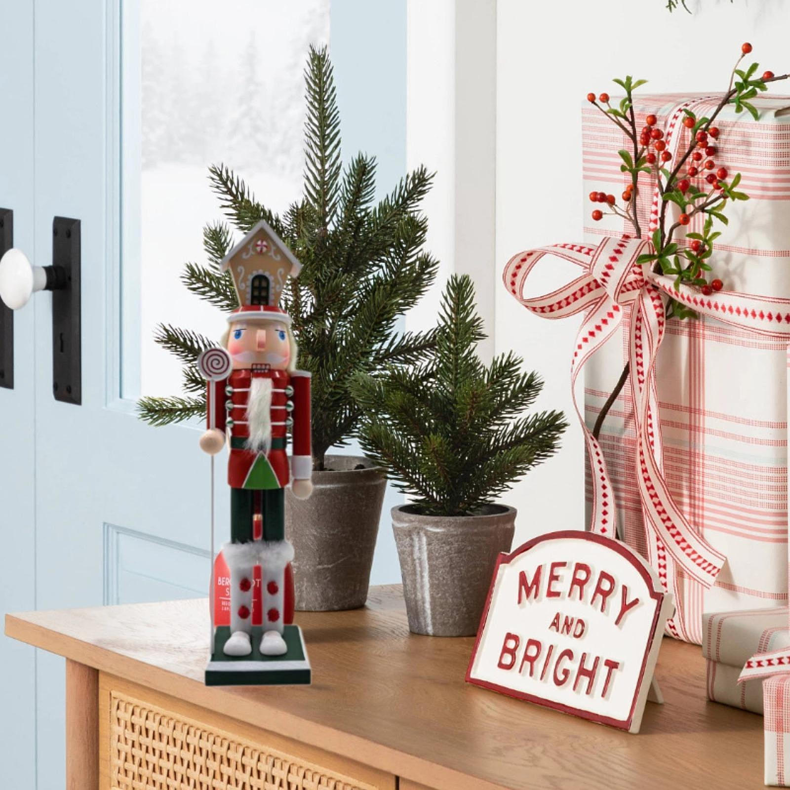 Nutcracker Figure Decorative Piece Office Display Holiday Tabletop Ornament Candy
Nutcracker Figure Decorative Piece Office Display Holiday Tabletop Ornament Candy