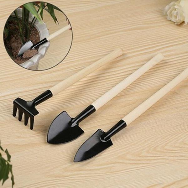 3pcs Mini Gardening Potted Plant Loosen Soil Tool Set Wooden Handle Mini Shovel Rake Spade for Loosening Soil
3pcs Mini Gardening Potted Plant Loosen Soil Tool Set Wooden Handle Mini Shovel Rake Spade for Loosening Soil