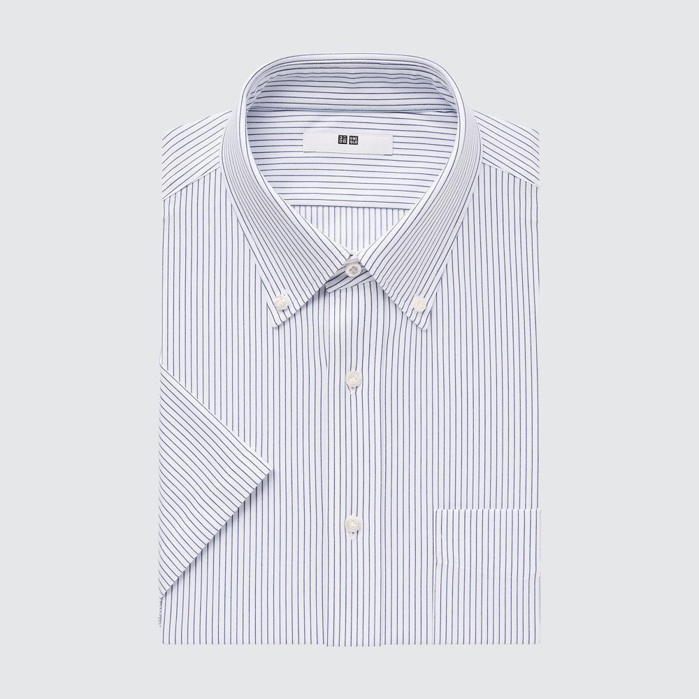 UNIQLO Dry Non-Iron Jersey Рубашка в полоску с коротким рукавом и воротником на пуговицах B
UNIQLO Dry Non-Iron Jersey Рубашка в полоску с коротким рукавом и воротником на пуговицах B