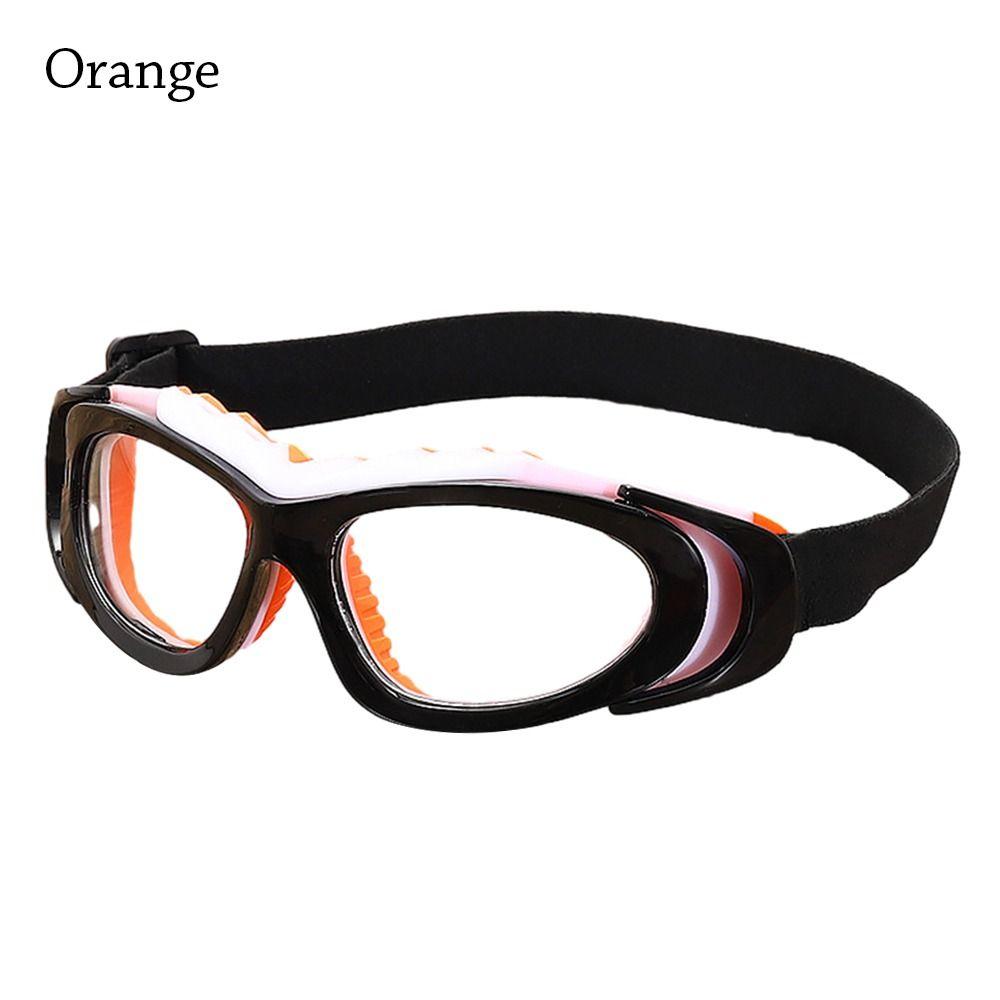Оптическая оправа Спортивные очки Ударопрочность Баскетбольные очки Профессиональные защитные очки оранжевый
