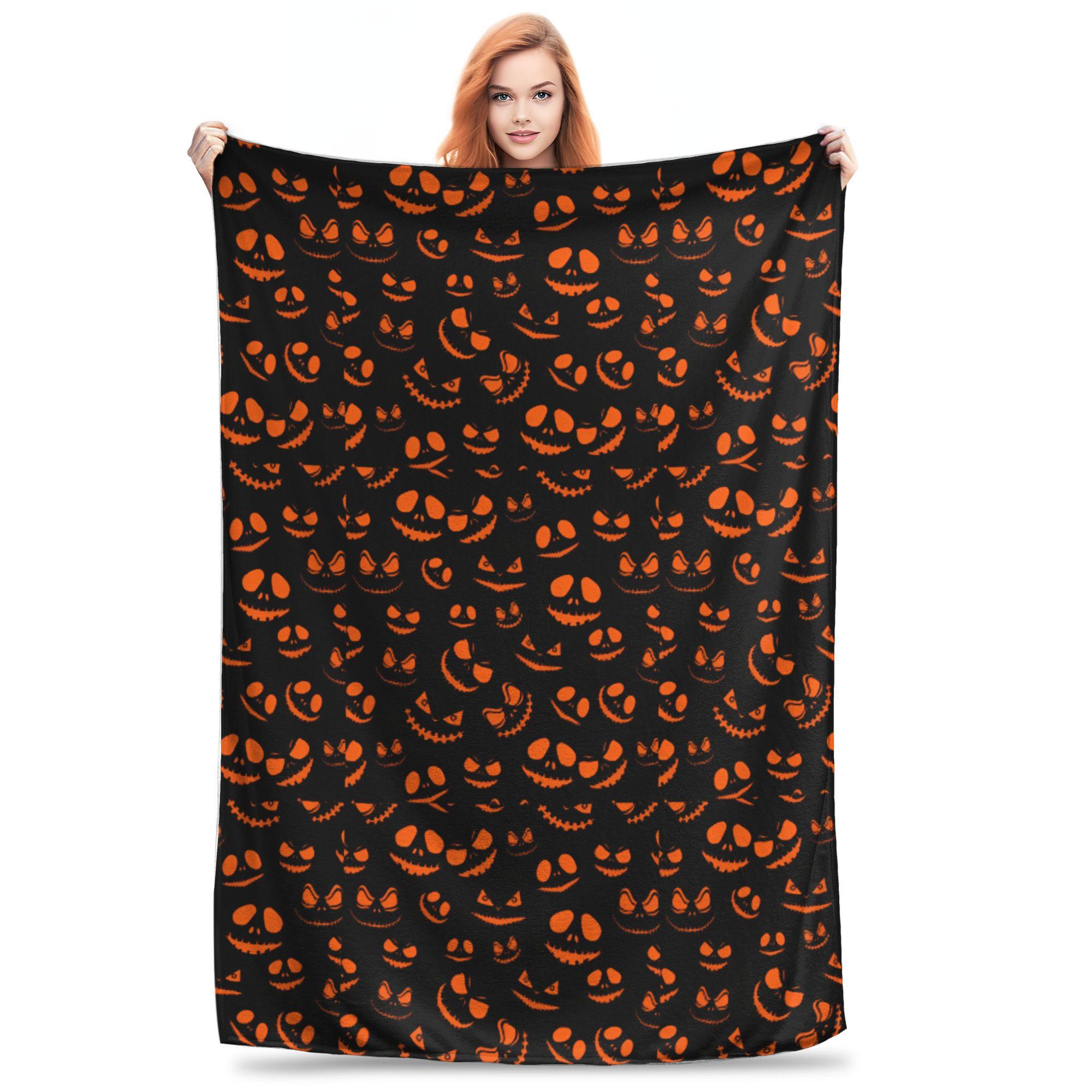 Trick or Treat Pumpkins Halloween Blanket Quality Warm Soft Throw Blanket Winter Child Couch Chair Sofa Bed Print Bedspread 75x90cm
Trick or Treat Pumpkins Halloween Blanket Quality Warm Soft Throw Blanket Winter Child Couch Chair Sofa Bed Print Bedspread 75x90cm