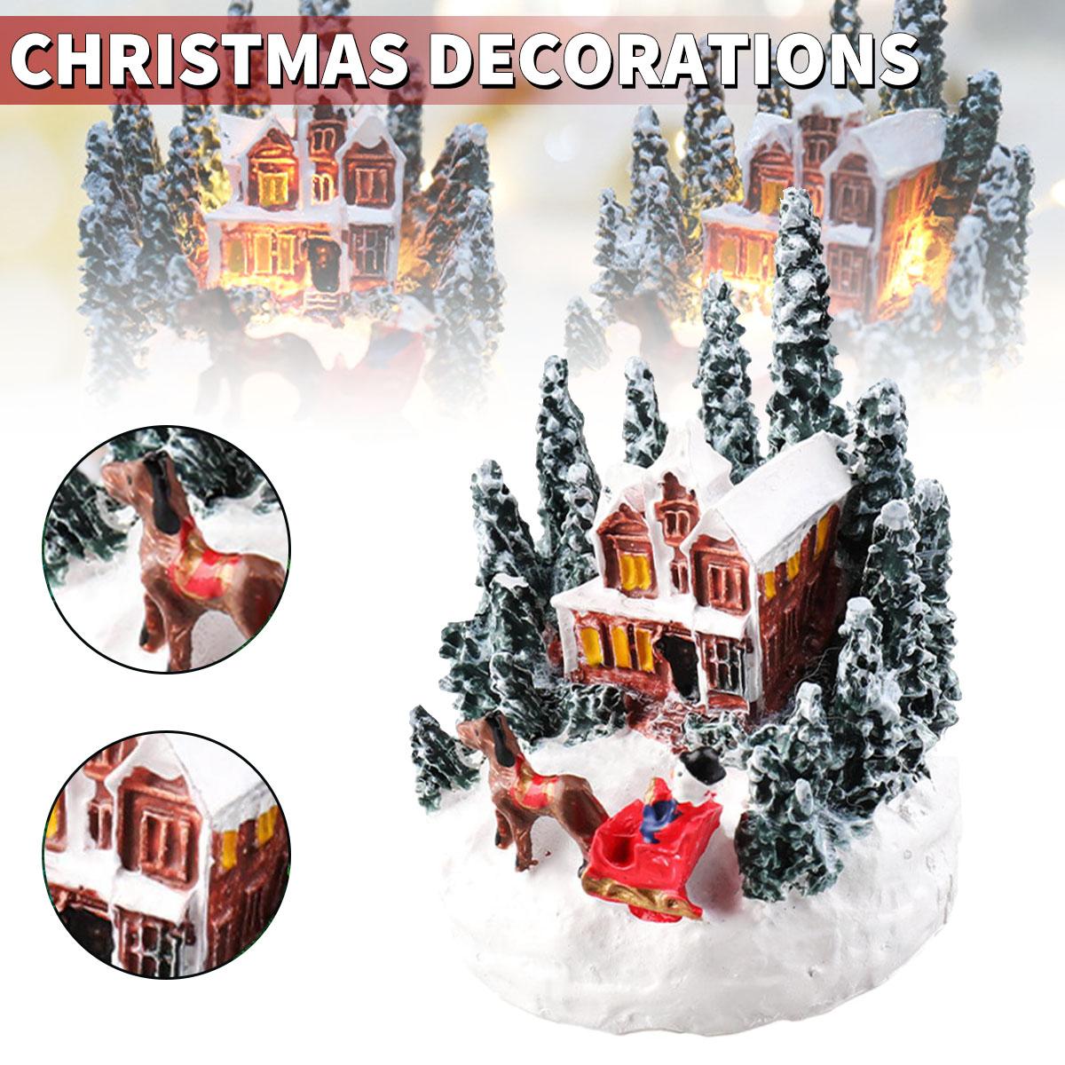 PDTO Led Light Up Рождественская снежная сцена Деревенский дом Миниатюрные феи Настольный орнамент
PDTO Led Light Up Рождественская снежная сцена Деревенский дом Миниатюрные феи Настольный орнамент