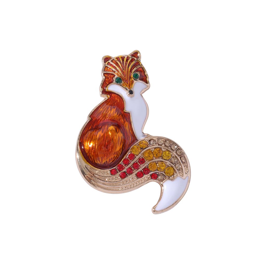 Funny Cute Animal Enamel Fox Brooches With Crystal Tail Lapel Pins Accessory for Backpacks Badges Hats Bags for Women Girls Kids
Funny Cute Animal Enamel Fox Brooches With Crystal Tail Lapel Pins Accessory for Backpacks Badges Hats Bags for Women Girls Kids