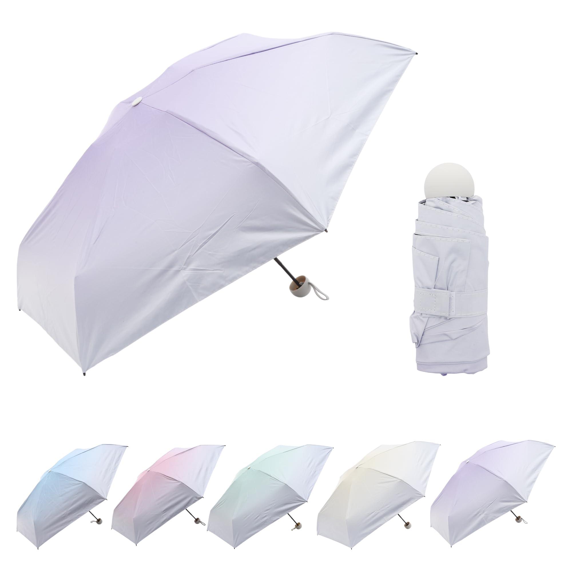 CAPASTEC Folding Rain Sun and Ultra Light UV Sun and 5 Round Handle Umbrella, Umbrella, Umbrella, Lightweight, Men s Women s, Water-Repellent, фиолетовый
CAPASTEC Folding Rain Sun and Ultra Light UV Sun and 5 Round Handle Umbrella, Umbrella, Umbrella, Lightweight, Men s Women s, Water-Repellent, фиолетовый
