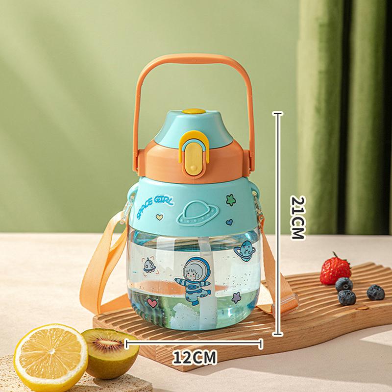 1300 мл большая емкость термостойкая соломенная чашка детский студенческий чайник большая емкость большая чашка для живота розовый