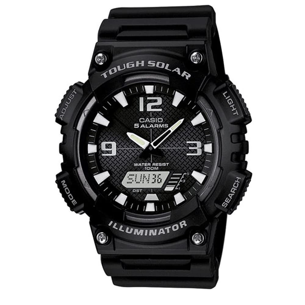 Casio CASIO Tough Solar Ana-Digi кварцевые часы серии AQ-S810 мужские (Черный AQ-S810W-1AV)
Casio CASIO Tough Solar Ana-Digi кварцевые часы серии AQ-S810 мужские (Черный AQ-S810W-1AV)