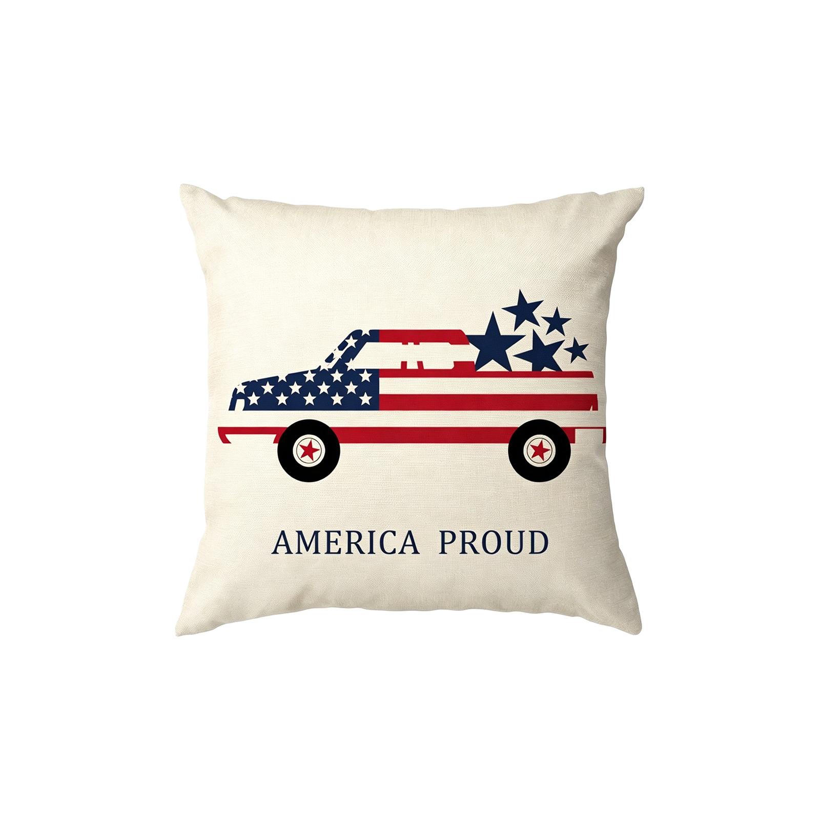 Decorative Sofa Pillow Cover with Star and Stripe Pattern Polyester Material Home Accent Cushion Case for Living Room Couch One Size
Decorative Sofa Pillow Cover with Star and Stripe Pattern Polyester Material Home Accent Cushion Case for Living Room Couch One Size