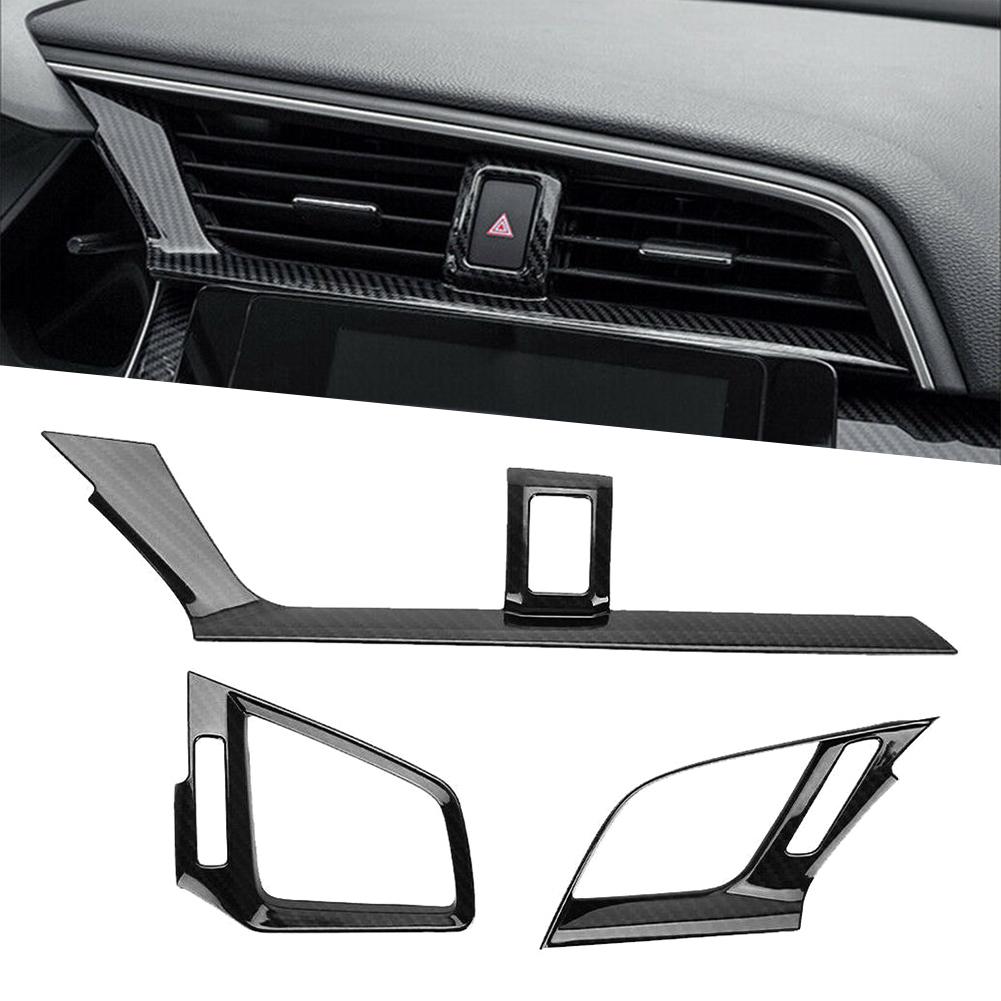 Carbon Fiber ABS Car Inner Interior Dashboard Air Vent Cover Trim For Honda Civic 10th 2016 2017 2018
Carbon Fiber ABS Car Inner Interior Dashboard Air Vent Cover Trim For Honda Civic 10th 2016 2017 2018
