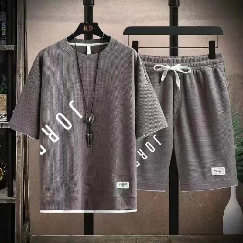 Летний мужской комплект с короткими рукавами и шортами T-blood, модная повседневная спортивная одежда, персонализированная уличная быстросохнущая мужская c 6XL
Летний мужской комплект с короткими рукавами и шортами T-blood, модная повседневная спортивная одежда, персонализированная уличная быстросохнущая мужская c 6XL