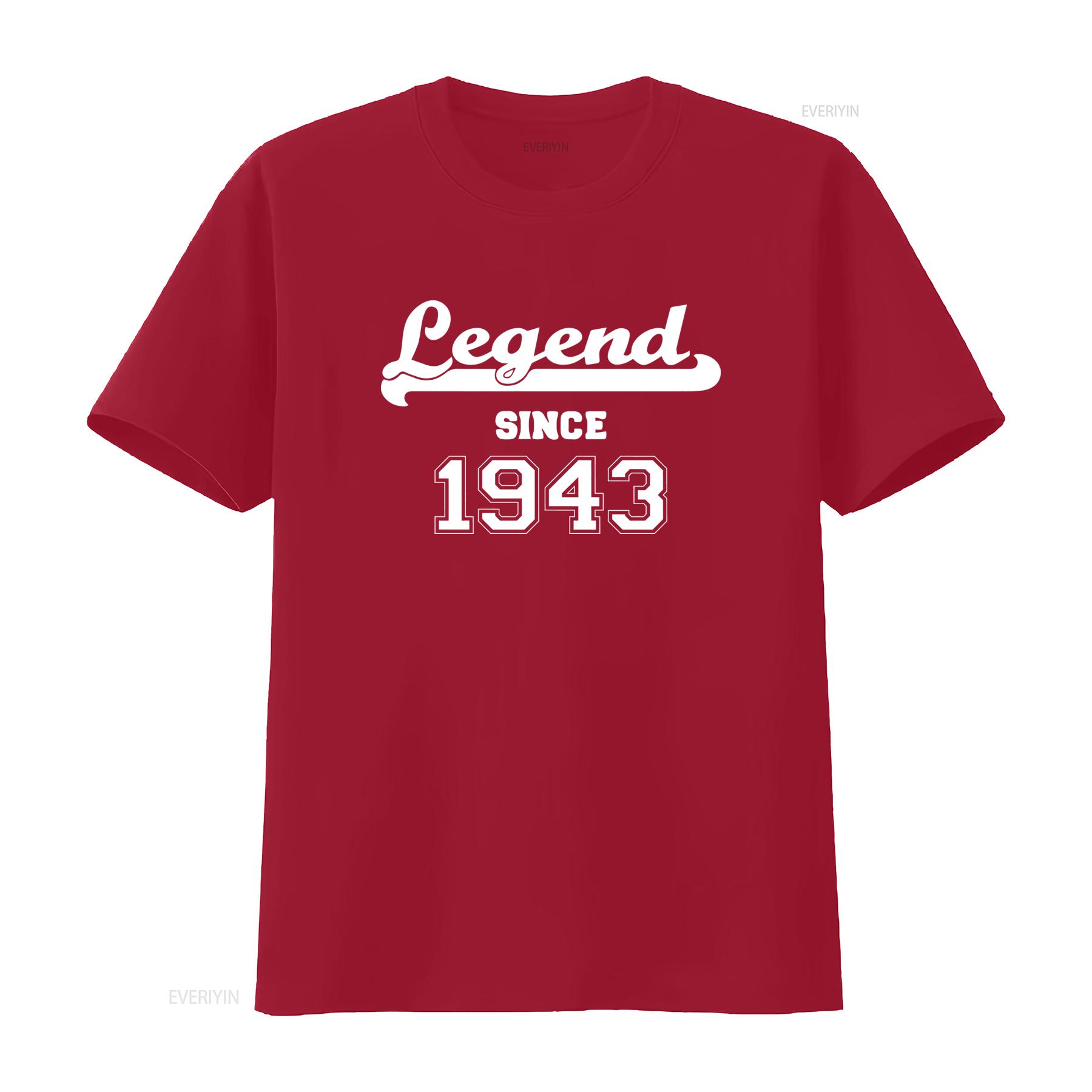 Legend Since 1943 T Shirt Retro Style Birthday Idea vintage Washed Casual graphic Stylish fashion Soft homme designer clothes S
Legend Since 1943 T Shirt Retro Style Birthday Idea vintage Washed Casual graphic Stylish fashion Soft homme designer clothes S