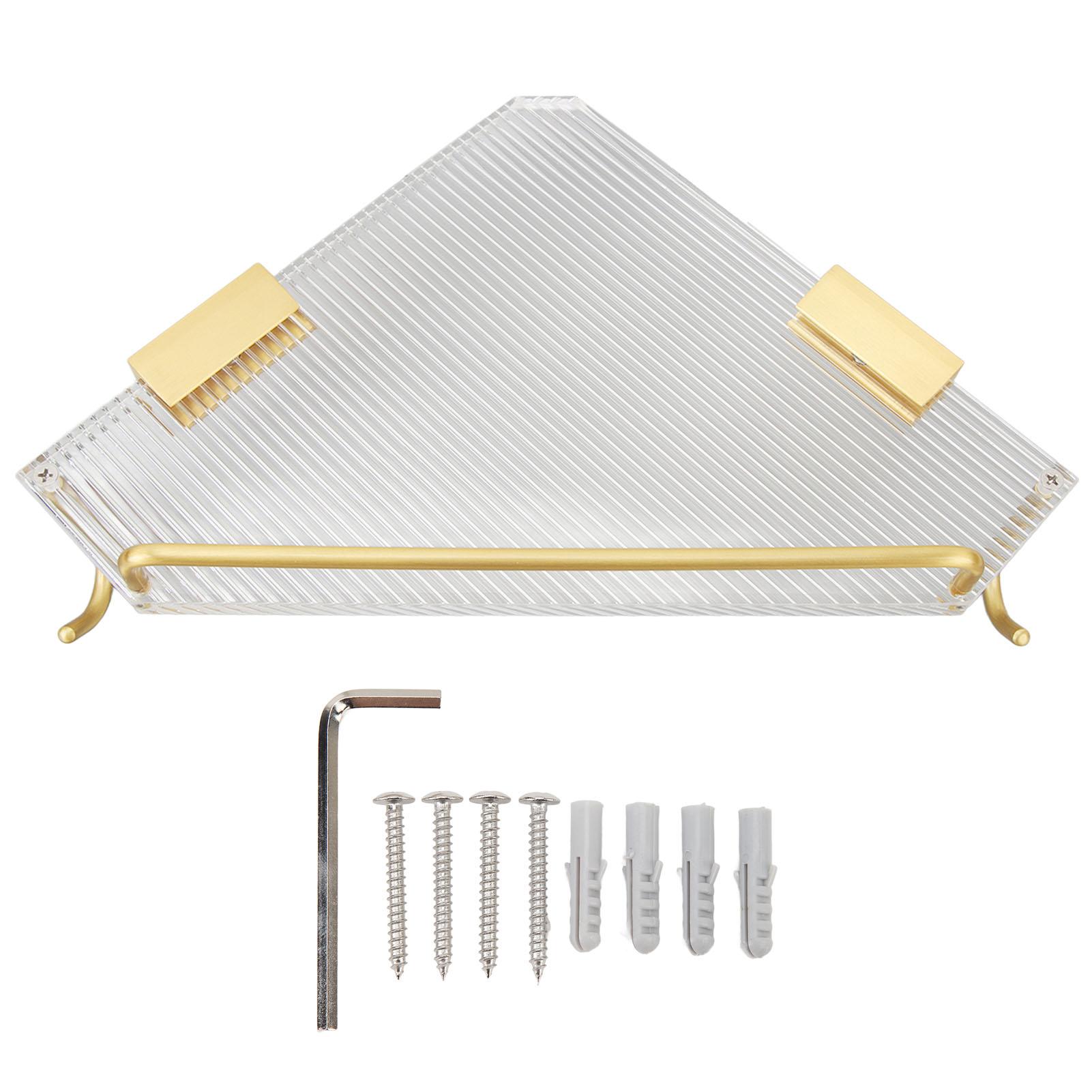 Corner Shower Caddy Space Aluminum Acrylic Wall Mounted Bathroom Shelf Storage Organizer for Toilet
Corner Shower Caddy Space Aluminum Acrylic Wall Mounted Bathroom Shelf Storage Organizer for Toilet