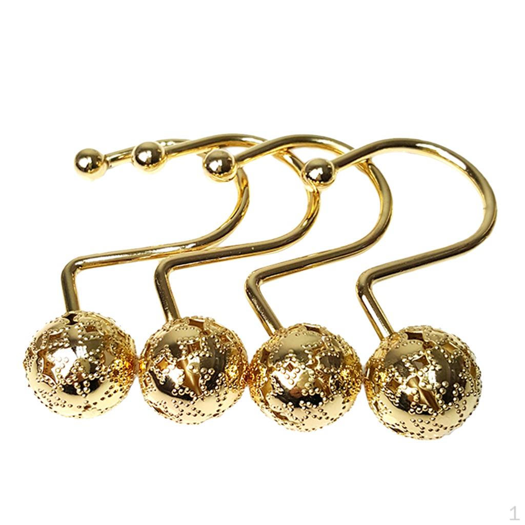 12 Pieces Ring Hook Curtain Shower Resin Stainless Type 2 - Gold
12 Pieces Ring Hook Curtain Shower Resin Stainless Type 2 - Gold