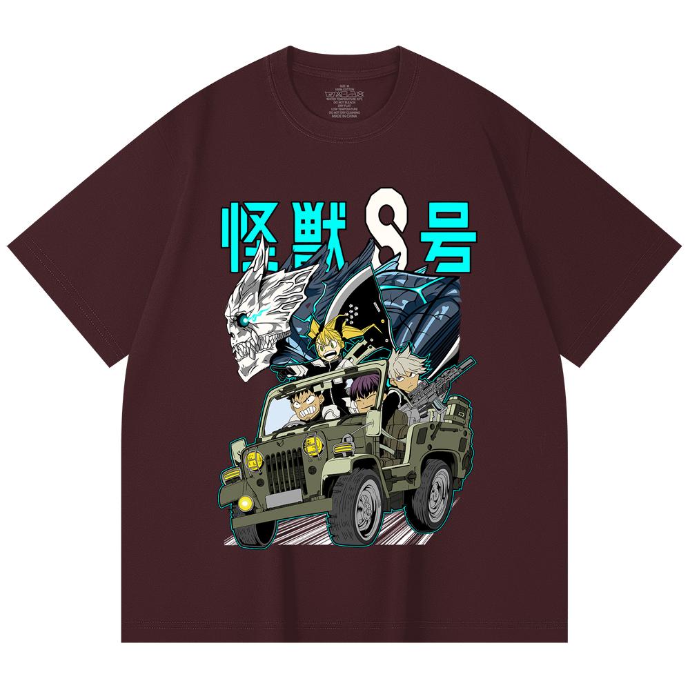 230 Gsm 100% Cotton Kaiju No 8 V18 Print Unisex Heavy Cotton T Shirt 2XL вина червоного кольору
230 Gsm 100% Cotton Kaiju No 8 V18 Print Unisex Heavy Cotton T Shirt 2XL вина червоного кольору