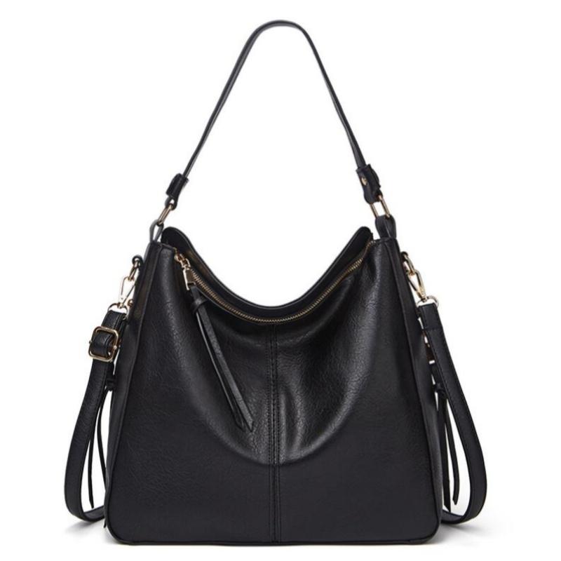 Hobo Bag Leather Women Handbags Female Leisure Shoulder Bags Fashi Purses Vintage Bolsas Large Capacity Tote bag 34CMX30CMX13CM чёрный
Hobo Bag Leather Women Handbags Female Leisure Shoulder Bags Fashi Purses Vintage Bolsas Large Capacity Tote bag 34CMX30CMX13CM чёрный