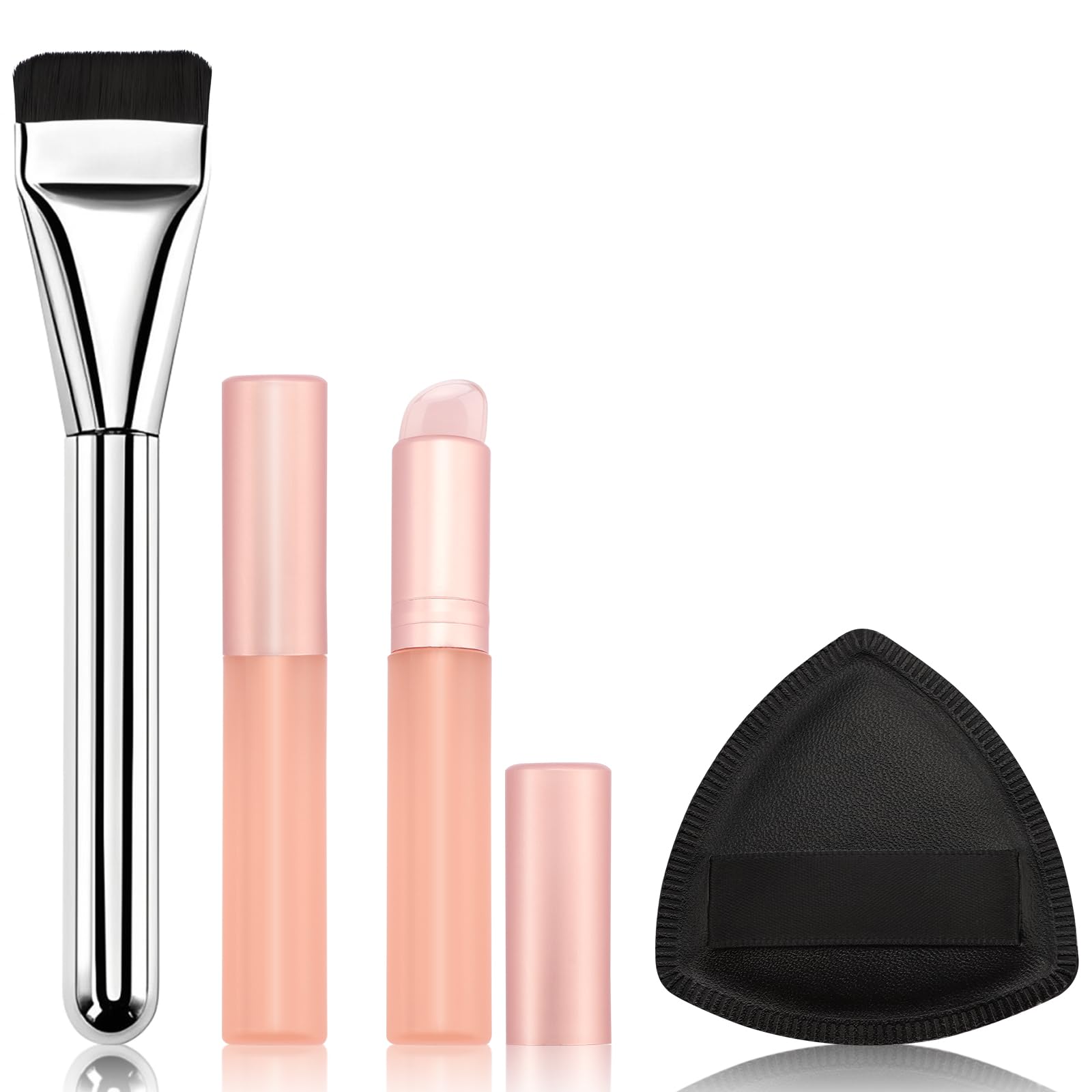 Erinde Sponge Puff Foundation Flat Silicone Lip Cosmetic Tool Set of For Wet and Dry Makeup Foundation Premium Fiber Makeup Cheek Soft Lipstick Brush
Erinde Sponge Puff Foundation Flat Silicone Lip Cosmetic Tool Set of For Wet and Dry Makeup Foundation Premium Fiber Makeup Cheek Soft Lipstick Brush