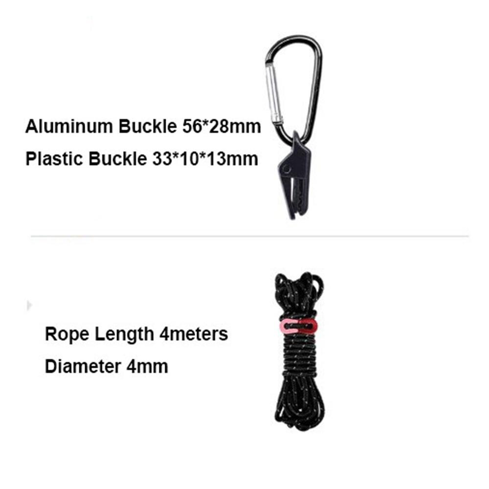 Plastic Windproof Clamp Set EDC Toos Tent Hooks Outdoor Camping Accessories Black with Rope
Plastic Windproof Clamp Set EDC Toos Tent Hooks Outdoor Camping Accessories Black with Rope