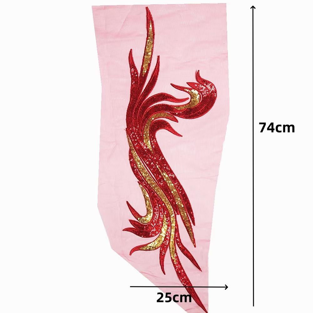 Fashion Elegant Large Sequined Embroidery Patches 74CM Baroque Lace Fabrics Applique Sequins Patches Wedding Gown Dress
Fashion Elegant Large Sequined Embroidery Patches 74CM Baroque Lace Fabrics Applique Sequins Patches Wedding Gown Dress