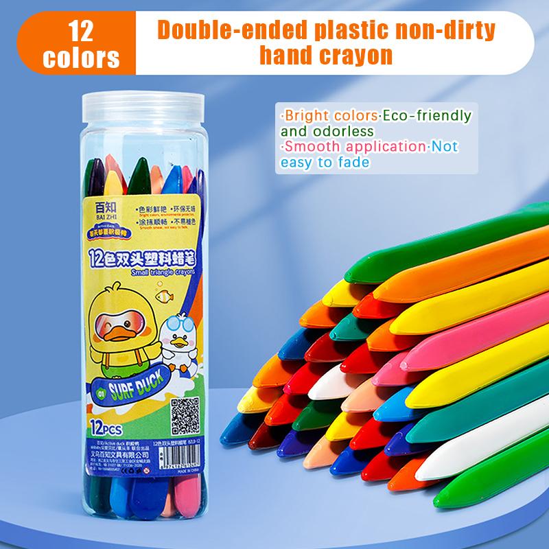 Dual Head Triangle Crayons 12-36 Colors Safe Kids Oil Pastels Art Drawing Stationery Oil Painting Drawing Sticks Colored Crayons A
Dual Head Triangle Crayons 12-36 Colors Safe Kids Oil Pastels Art Drawing Stationery Oil Painting Drawing Sticks Colored Crayons A