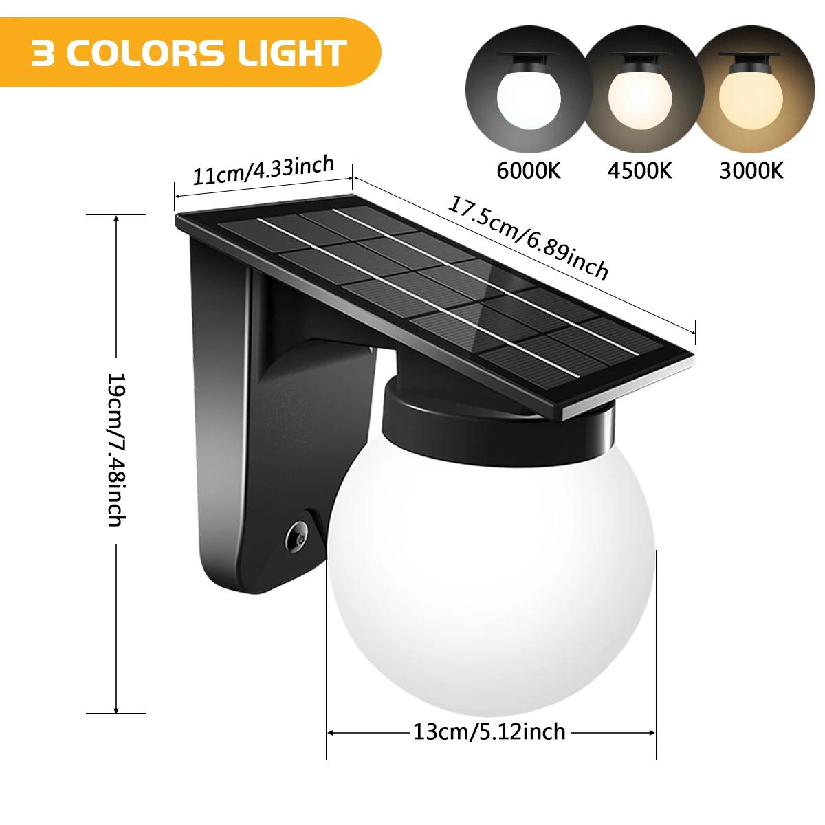 RGB Solar Wall Lights Adjustable Brightness Color IP65 Waterproof Solar Bulb Light for Garden Yard Gate and Pathway Lighting
RGB Solar Wall Lights Adjustable Brightness Color IP65 Waterproof Solar Bulb Light for Garden Yard Gate and Pathway Lighting