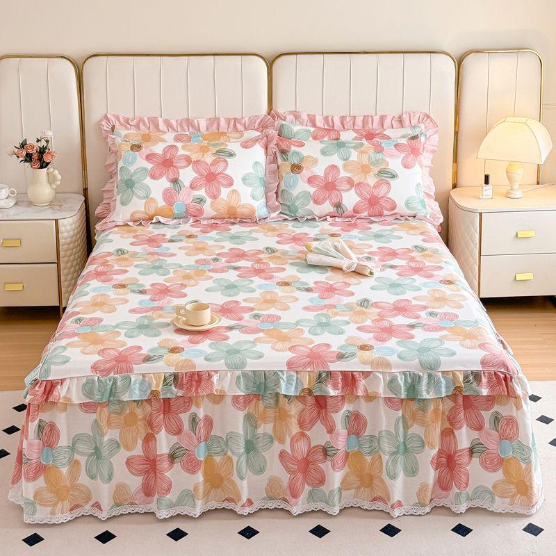 3 шт. Юбка для кровати с узором в виде сердечек, мягкая, дышащая, в современном стиле, подходит для стандартных кроватей, всесезонное использование для спален, гостевых комнат, квартир, декор для спальни 180*200CM1
3 шт. Юбка для кровати с узором в виде сердечек, мягкая, дышащая, в современном стиле, подходит для стандартных кроватей, всесезонное использование для спален, гостевых комнат, квартир, декор для спальни 180*200CM1