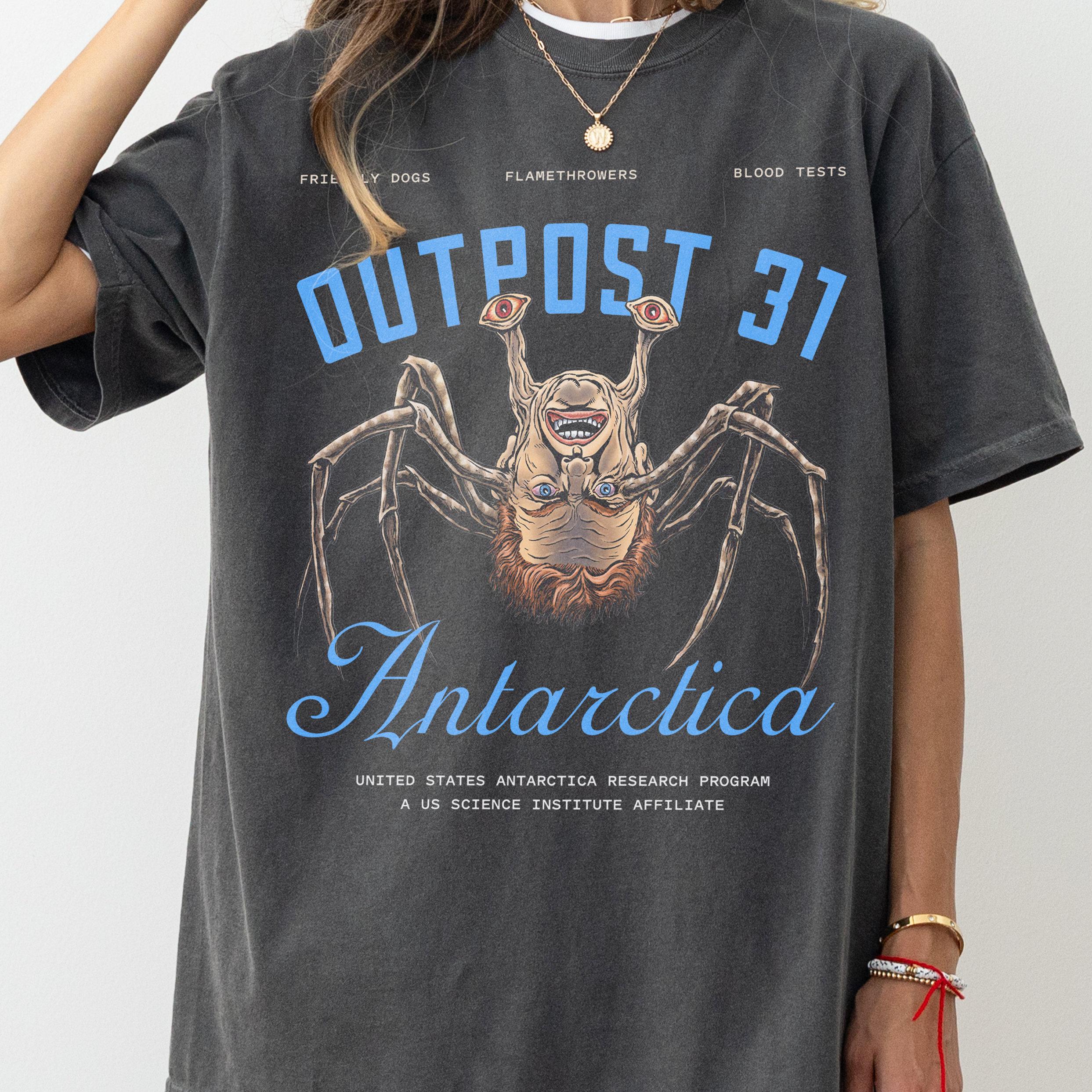 Retro 80s Horror Movie Tshirt Outpost 31 Monster Pattern Tshirt for Unisex and Womens Casual Daily Wear S
Retro 80s Horror Movie Tshirt Outpost 31 Monster Pattern Tshirt for Unisex and Womens Casual Daily Wear S