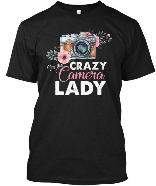 Crazy Camera Lady Gift For Photographer T shirt Made in the USA Size S to 5XL L
Crazy Camera Lady Gift For Photographer T shirt Made in the USA Size S to 5XL L