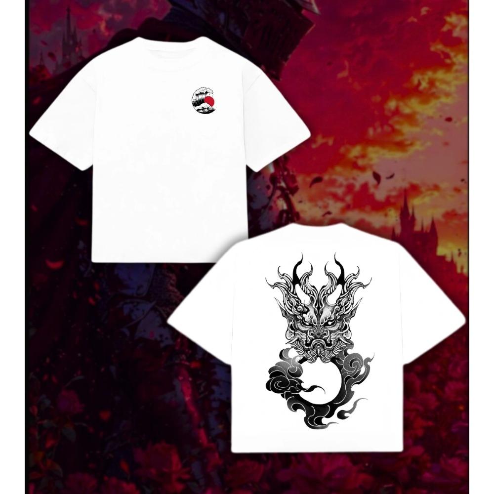 Dragon Head Kanagawa Wave T-Shirt Men Women Oriental Streetwear Graphic Cotton Short Sleeve Oversized Unisex Tee S разноцветный
Dragon Head Kanagawa Wave T-Shirt Men Women Oriental Streetwear Graphic Cotton Short Sleeve Oversized Unisex Tee S разноцветный