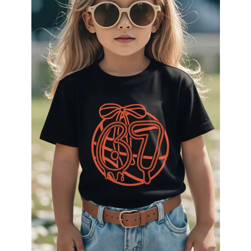 European sizes Cute Kids Fashion Black T-Shirt with Orange Print | Perfect for Outdoor Play and Casual Wear, Comfortable Fit, Crew Neck, Short Sleeve 98cm чёрный
European sizes Cute Kids Fashion Black T-Shirt with Orange Print | Perfect for Outdoor Play and Casual Wear, Comfortable Fit, Crew Neck, Short Sleeve 98cm чёрный
