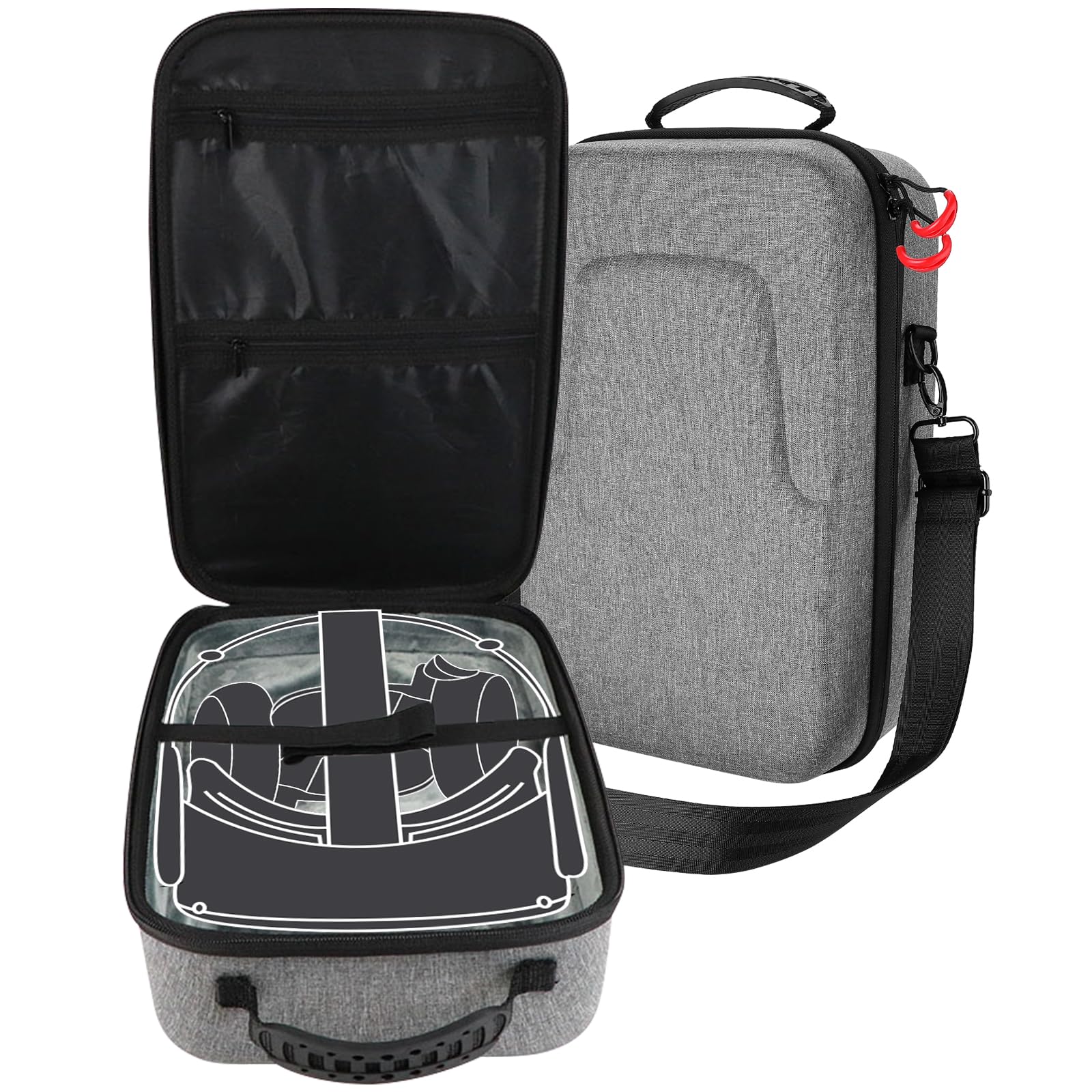 ProCase Oculus Quest 2 Case (Oculus Quest 2), Oculus Quest VR Gaming Headset and Controller Accessories Storage Bag Shockproof - Gray сірий колір
ProCase Oculus Quest 2 Case (Oculus Quest 2), Oculus Quest VR Gaming Headset and Controller Accessories Storage Bag Shockproof - Gray сірий колір