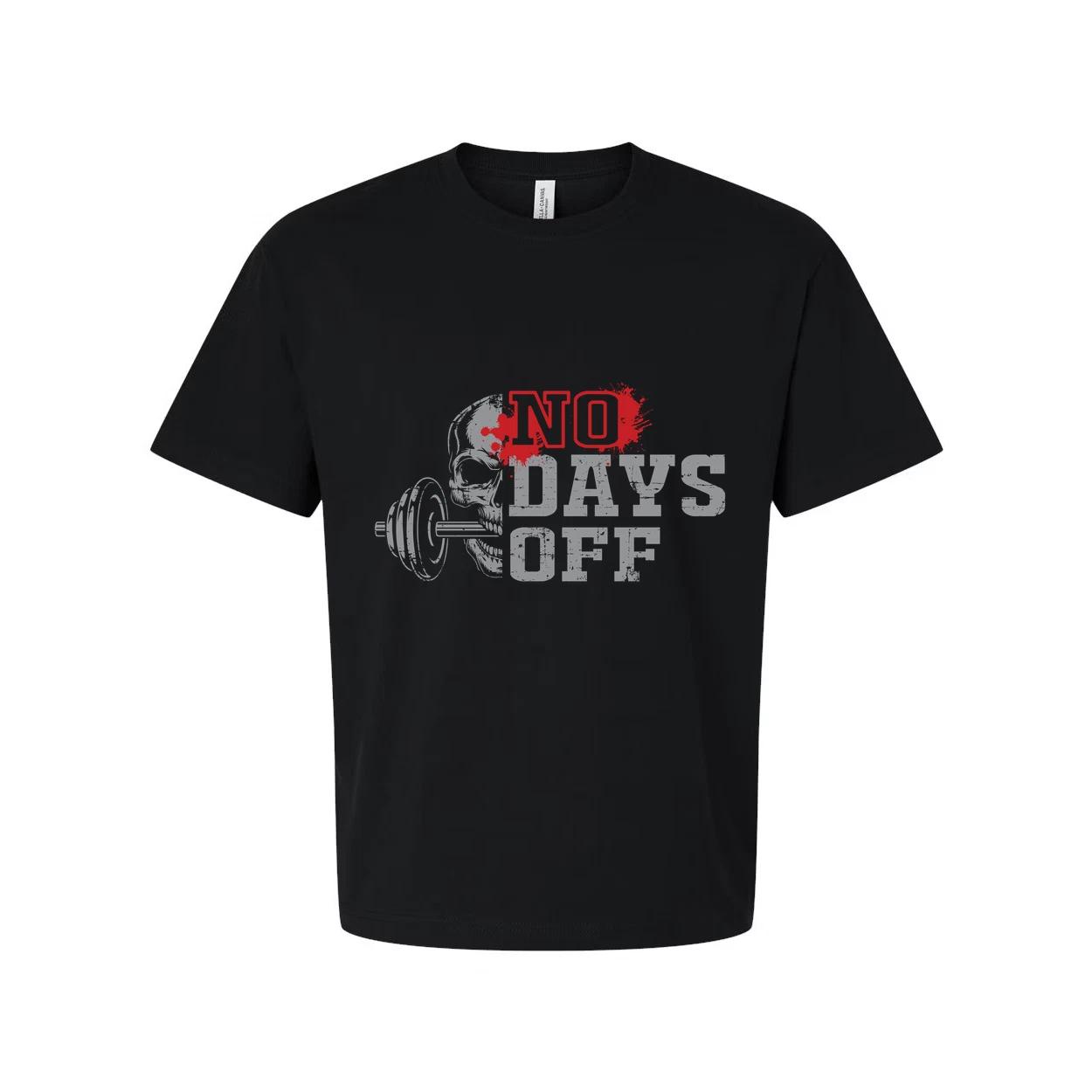 No Days Off Weightlifting T Shirt For Men Women Unisex Graphic Gym Tee For Athle M
No Days Off Weightlifting T Shirt For Men Women Unisex Graphic Gym Tee For Athle M