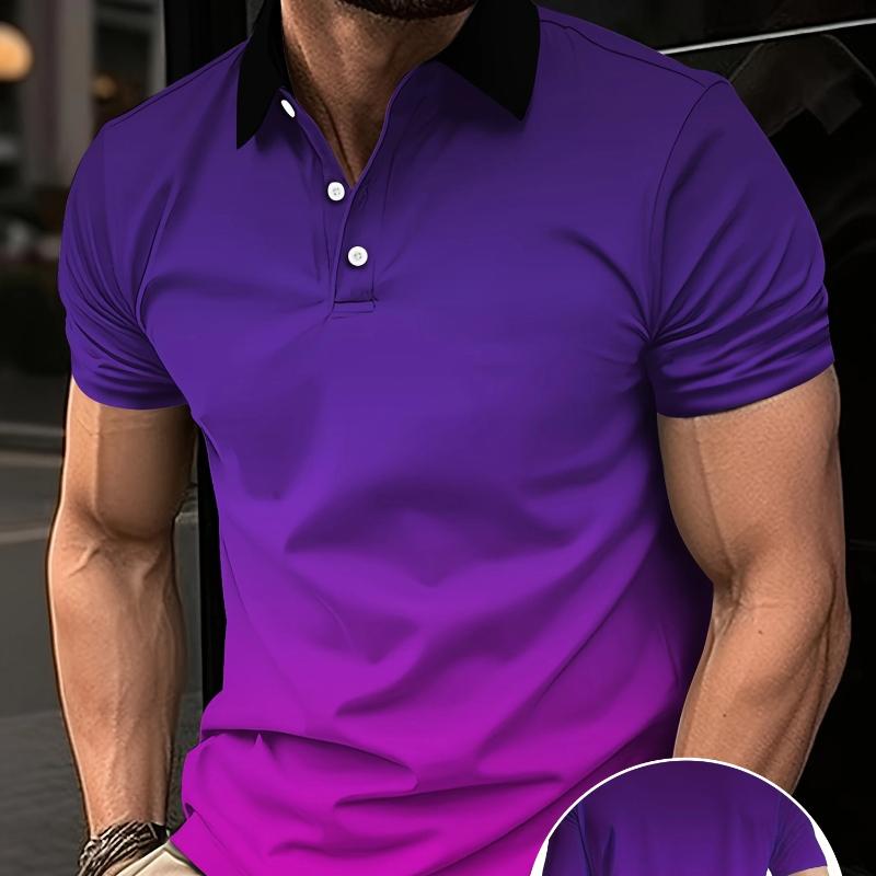 Мужская модная рубашка поло градиентного цвета с лацканами, рубашка для гольфа с коротким рукавом, с принтом, на пуговицах, одежда, модный дизайн, повседневная, дышащая L
Мужская модная рубашка поло градиентного цвета с лацканами, рубашка для гольфа с коротким рукавом, с принтом, на пуговицах, одежда, модный дизайн, повседневная, дышащая L