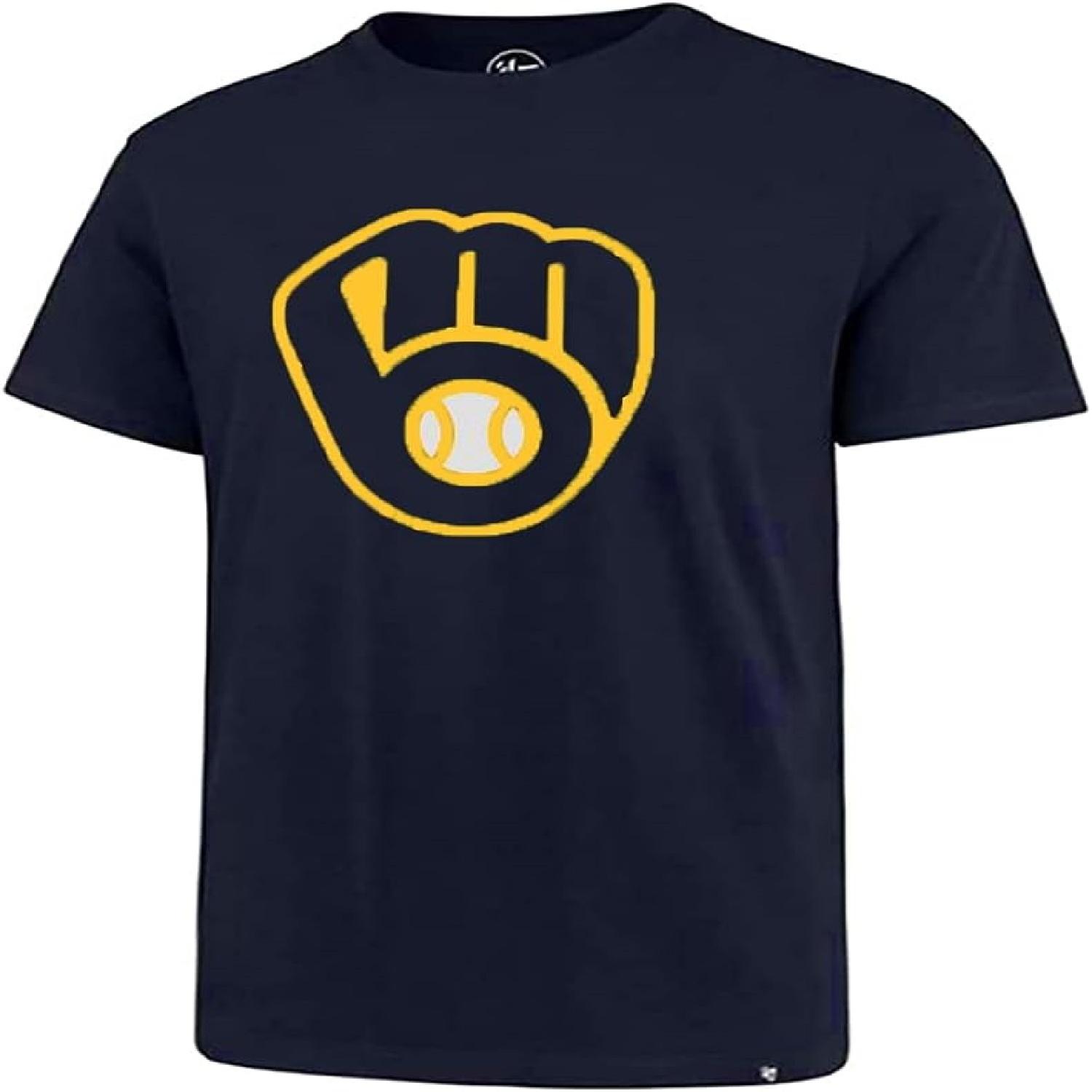 MLB Men s Imprint Match Team Color Primary Logo Word Mark T-Shirt (Milwaukee Brewers Navy, Large) XXXXL чорний
MLB Men s Imprint Match Team Color Primary Logo Word Mark T-Shirt (Milwaukee Brewers Navy, Large) XXXXL чорний