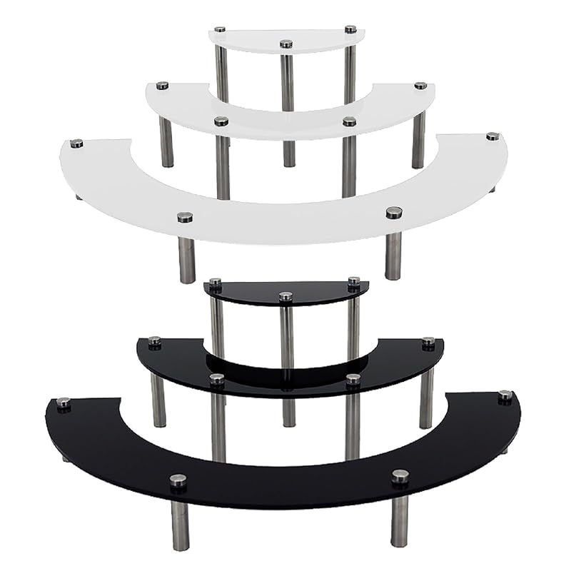 Famimueno figure case display rack transparent acrylic shelf stage exhibition stairs (white/black, 3 tiers, 2 pieces set)
Famimueno figure case display rack transparent acrylic shelf stage exhibition stairs (white/black, 3 tiers, 2 pieces set)