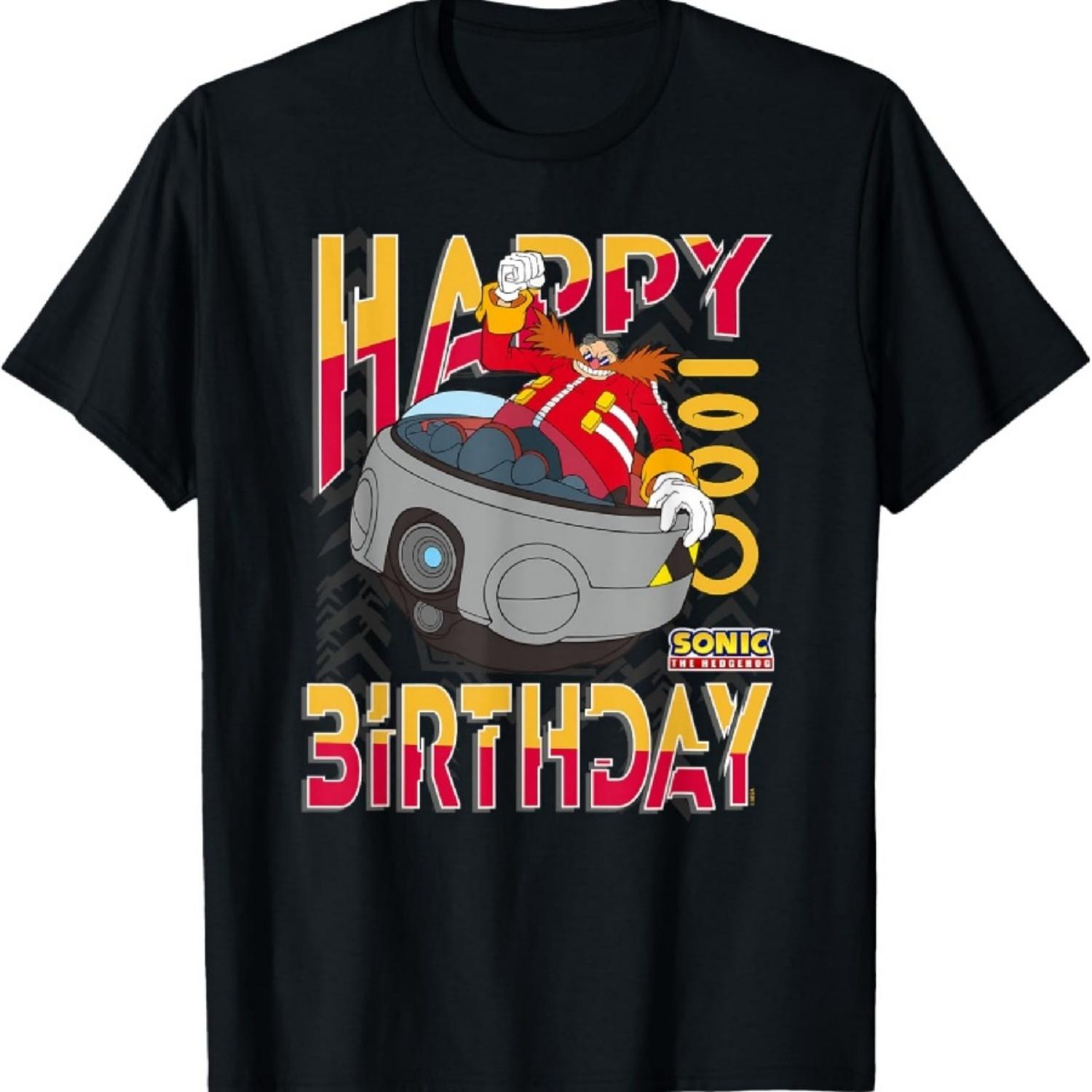 Sonic The Hedgehog Happy Birthday Eggman Grid Chest Poster T-Shirt XXXXXL різнокольоровий
Sonic The Hedgehog Happy Birthday Eggman Grid Chest Poster T-Shirt XXXXXL різнокольоровий