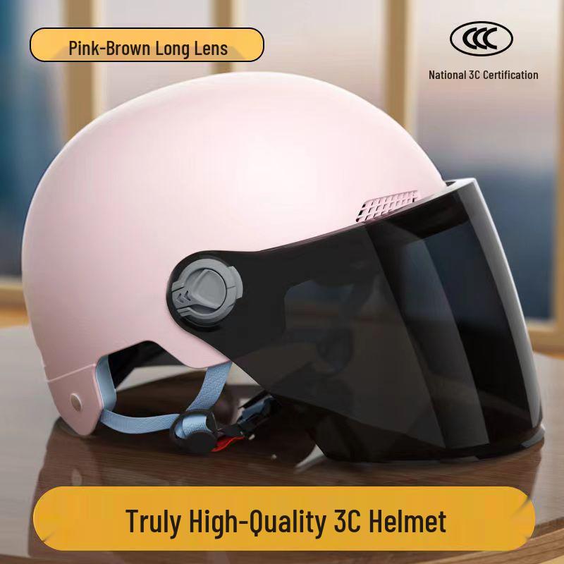 Certified Electric Bicycle and Motorcycle Safety Helmet, Summer Sun Protection, Universal Half Helmet for Men and Women Warranty for Damage
Certified Electric Bicycle and Motorcycle Safety Helmet, Summer Sun Protection, Universal Half Helmet for Men and Women Warranty for Damage
