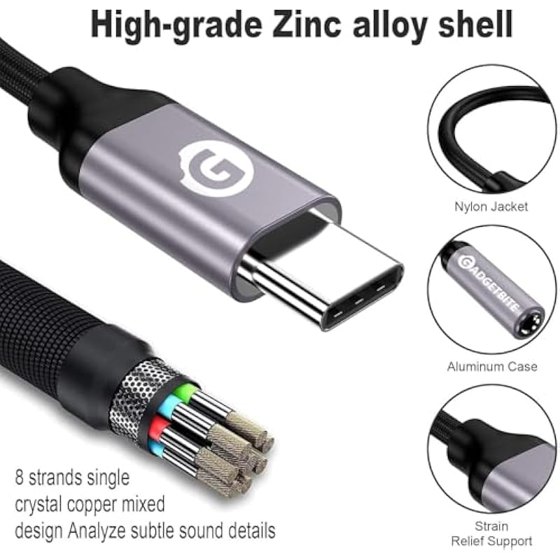 Gadgetbite Aux Type-C To 3.5Mm Audio Adapter With Built-In Dac Chip Compatible With Iphone 15 Pro Max/ 15 Pro/ 15 Plus, 0 чорний
Gadgetbite Aux Type-C To 3.5Mm Audio Adapter With Built-In Dac Chip Compatible With Iphone 15 Pro Max/ 15 Pro/ 15 Plus, 0 чорний