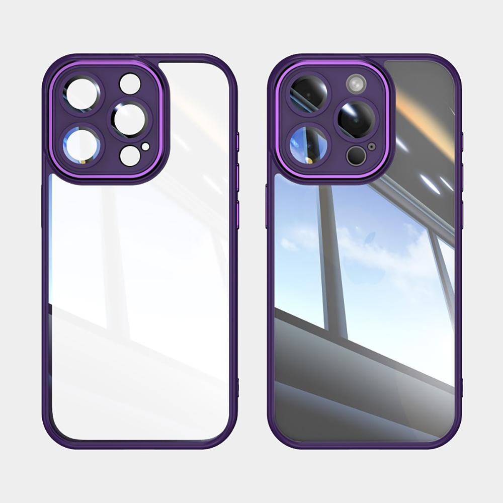WANLONFENG For iPhone 16 Pro Max TPU Case with Tempered Glass Film Shockproof Clear Phone Cover Dark Purple
WANLONFENG For iPhone 16 Pro Max TPU Case with Tempered Glass Film Shockproof Clear Phone Cover Dark Purple