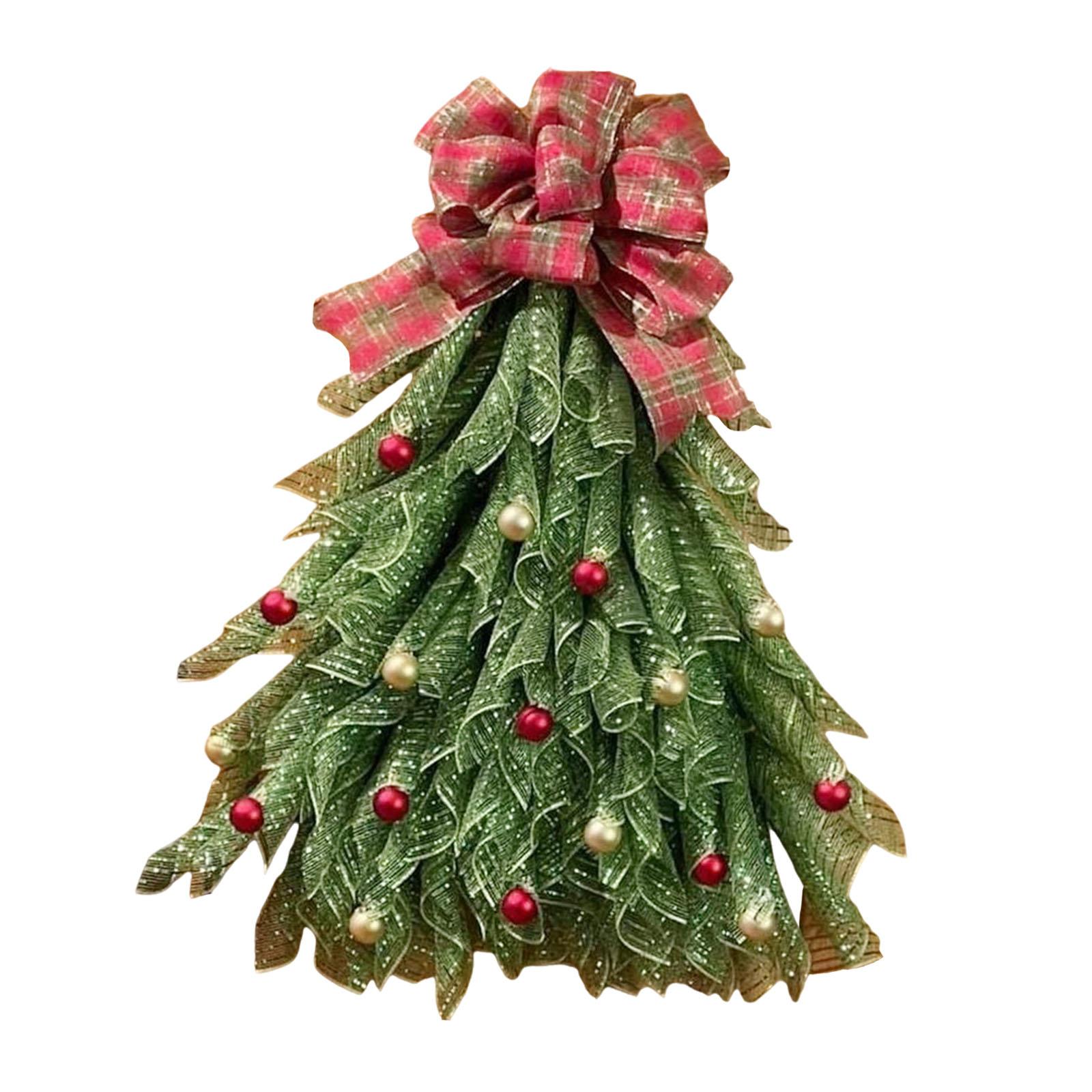 Christmas Tree Wreath for Front Door with A Bow for Office Living Room Yard
Christmas Tree Wreath for Front Door with A Bow for Office Living Room Yard