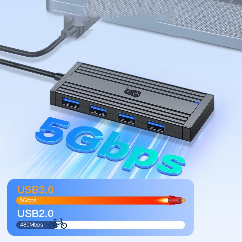 KAWAU H305-120 High Speed 4-Port USB Hub USB 3.0 Splitter Expander for Laptop,Flash Drive,Keyborad As Shown A
KAWAU H305-120 High Speed 4-Port USB Hub USB 3.0 Splitter Expander for Laptop,Flash Drive,Keyborad As Shown A