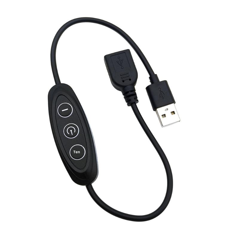 1Pcs 5V 2A 10-level Dimming Power Cable For LED Light Lamp Speed Controller Cable 3KEY USB Dimmer Switches
1Pcs 5V 2A 10-level Dimming Power Cable For LED Light Lamp Speed Controller Cable 3KEY USB Dimmer Switches