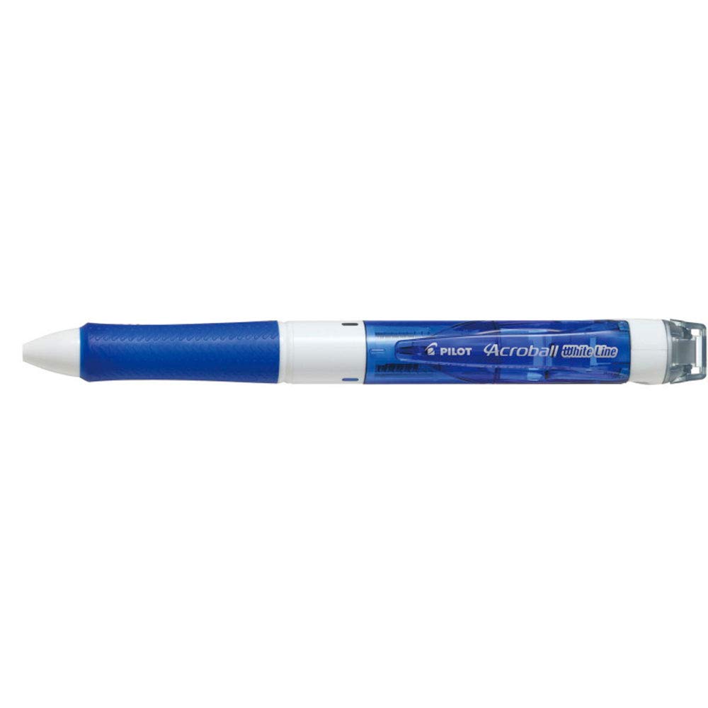 Pilot ballpoint pen Acroball white line clear blue with correction tape 3-color BKAW-60F-CL
Pilot ballpoint pen Acroball white line clear blue with correction tape 3-color BKAW-60F-CL