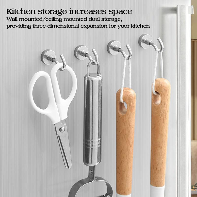 Metal Magnetic Hooks Multi-Purpose Storage Hooks Home Kitchen Storage Hooks Key Organizer Holder Bathroom Hangers
Metal Magnetic Hooks Multi-Purpose Storage Hooks Home Kitchen Storage Hooks Key Organizer Holder Bathroom Hangers