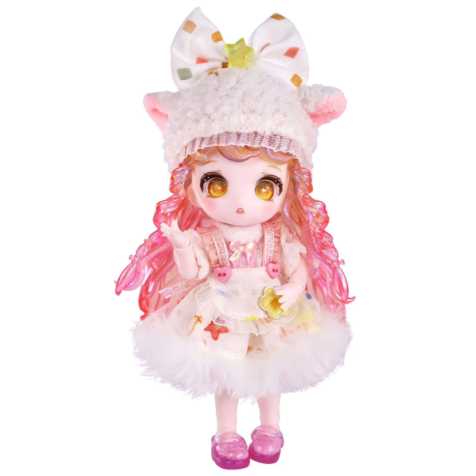 Кукла ICY Fortune Days 13 см bjd, кукла в стиле аниме, идеально подходит для самостоятельной куклы-девочки - набор, подарок, украшение, упражнение, коллекция, 8+(Овен)
Кукла ICY Fortune Days 13 см bjd, кукла в стиле аниме, идеально подходит для самостоятельной куклы-девочки - набор, подарок, украшение, упражнение, коллекция, 8+(Овен)