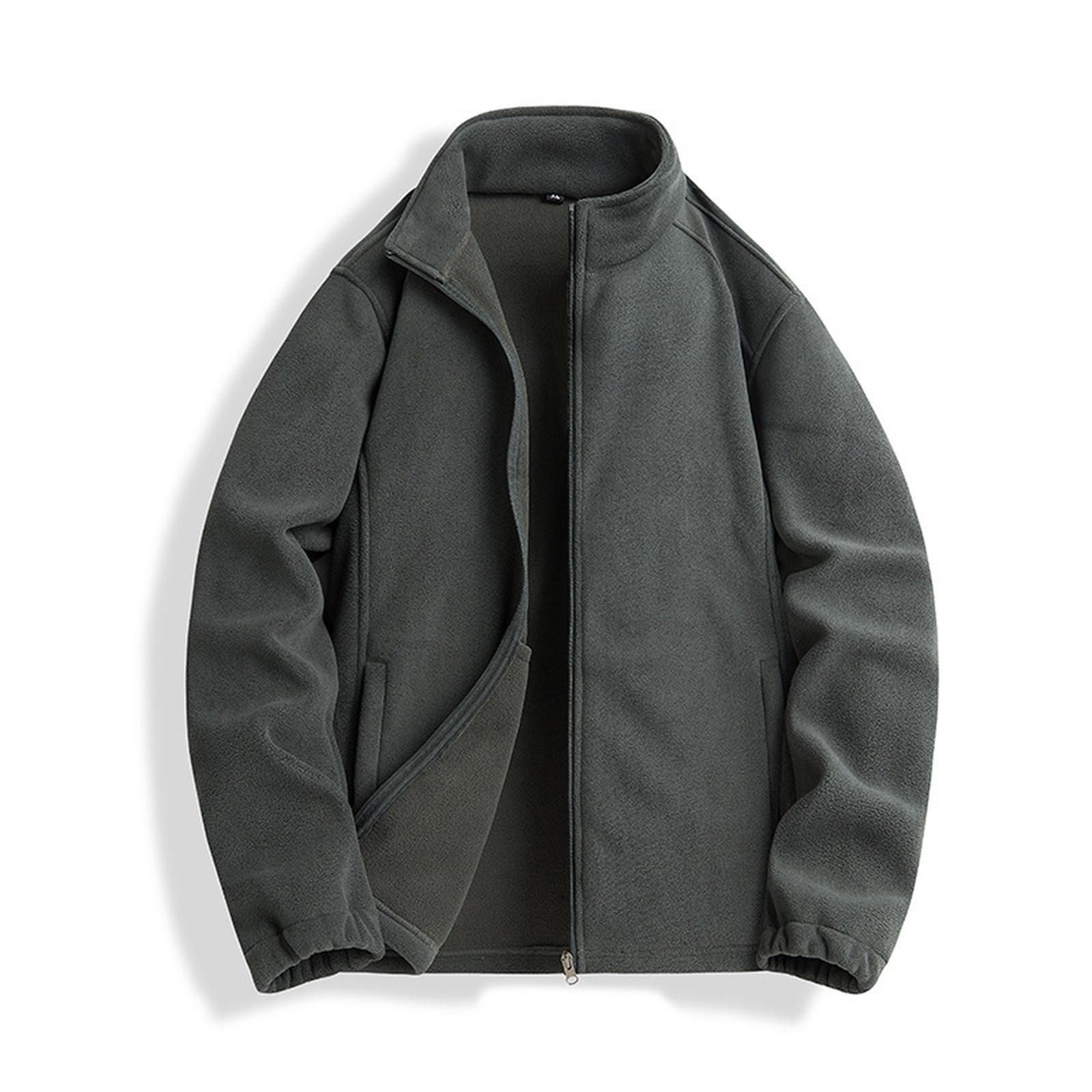 Men s New Outdoor Warm Color Stand Collar Jacket Fashion Plush Heavy Casual Jacket L
Men s New Outdoor Warm Color Stand Collar Jacket Fashion Plush Heavy Casual Jacket L