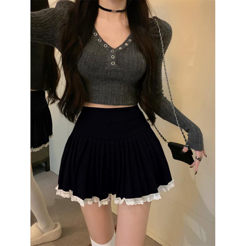 Women s High Waist Black Pleated Wool Midi Skirt - Slimming, Anti-Exposure, Versatile Skirt for Autumn/Winter L (Recommended for 55-59 kg)
Women s High Waist Black Pleated Wool Midi Skirt - Slimming, Anti-Exposure, Versatile Skirt for Autumn/Winter L (Recommended for 55-59 kg)