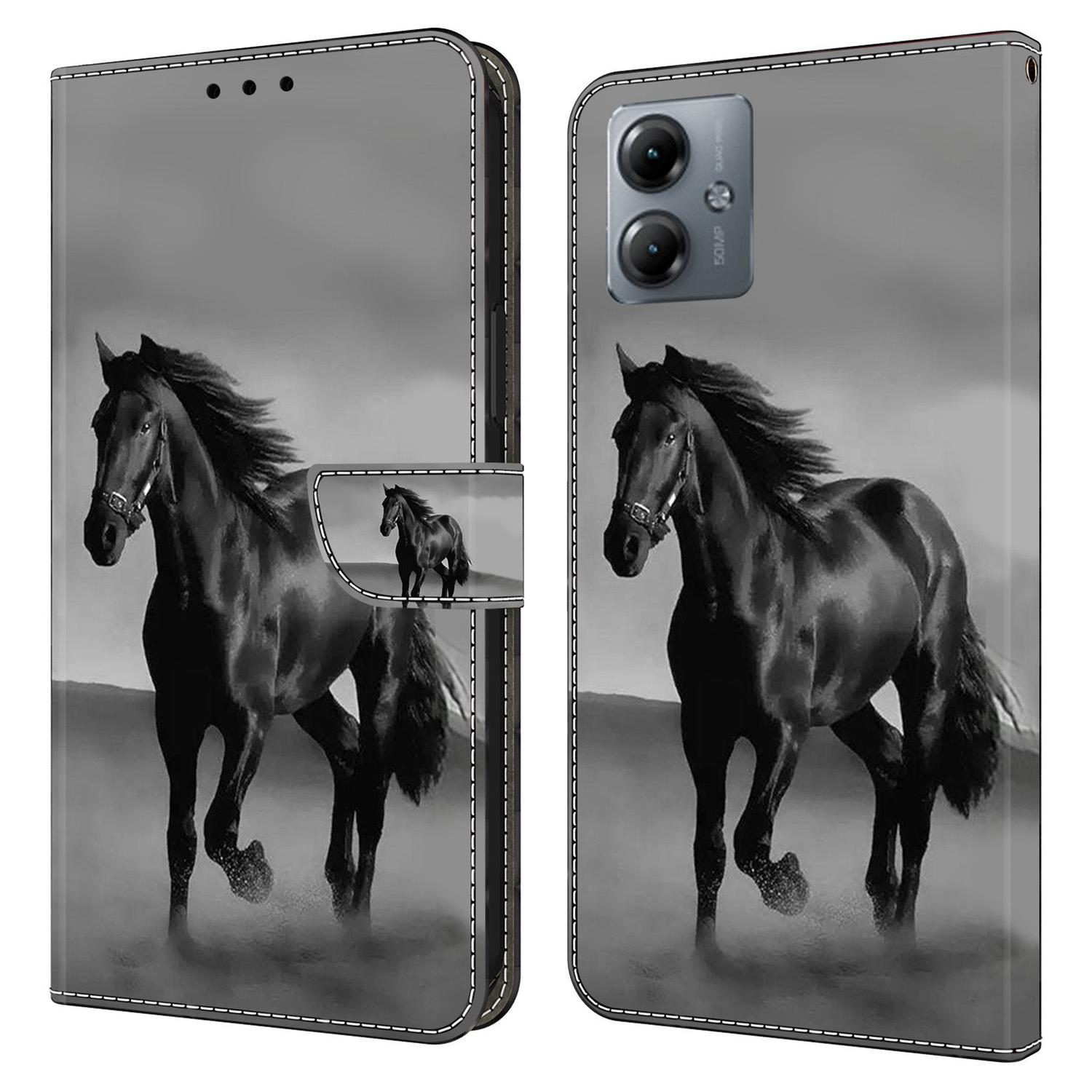 For Motorola Moto G14 4G Case 3D Creative Pattern PU Leather Flip Phone Cover Black Horse
For Motorola Moto G14 4G Case 3D Creative Pattern PU Leather Flip Phone Cover Black Horse
